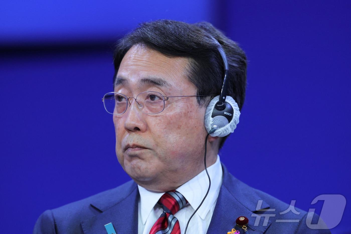 본문 이미지 - 아카자와 료세이 일본 경제산업상. 2026.01.20 ⓒ 로이터=뉴스1