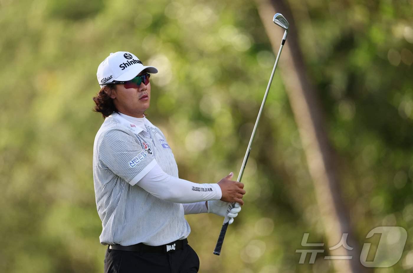 본문 이미지 - 김성현은 6일(한국시간) 열린 PGA 투어 푸에르토리코오픈 1라운드에서 공동 89위에 머물렀다. ⓒ AFP=뉴스1