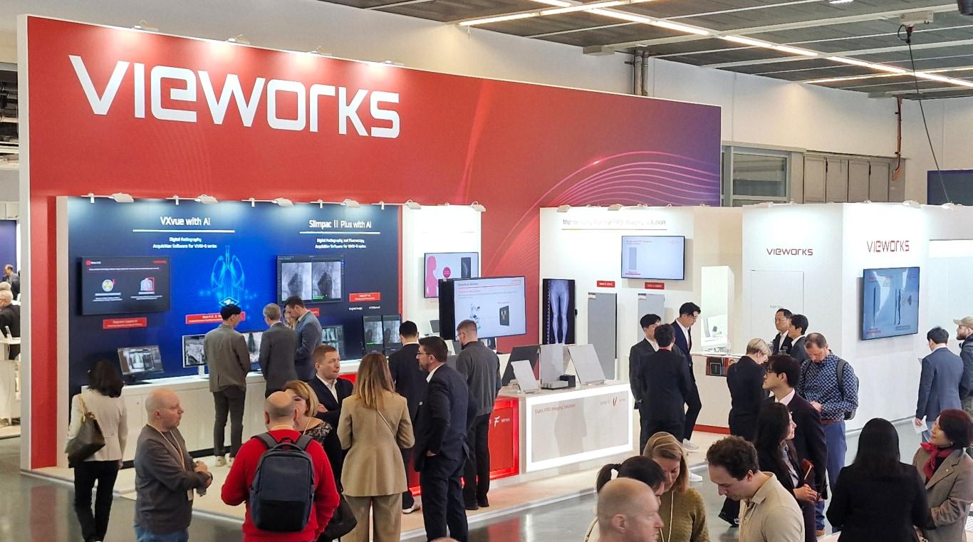 본문 이미지 - 'ECR 2026'의 뷰웍스 부스 전경. (뷰웍스 전경)