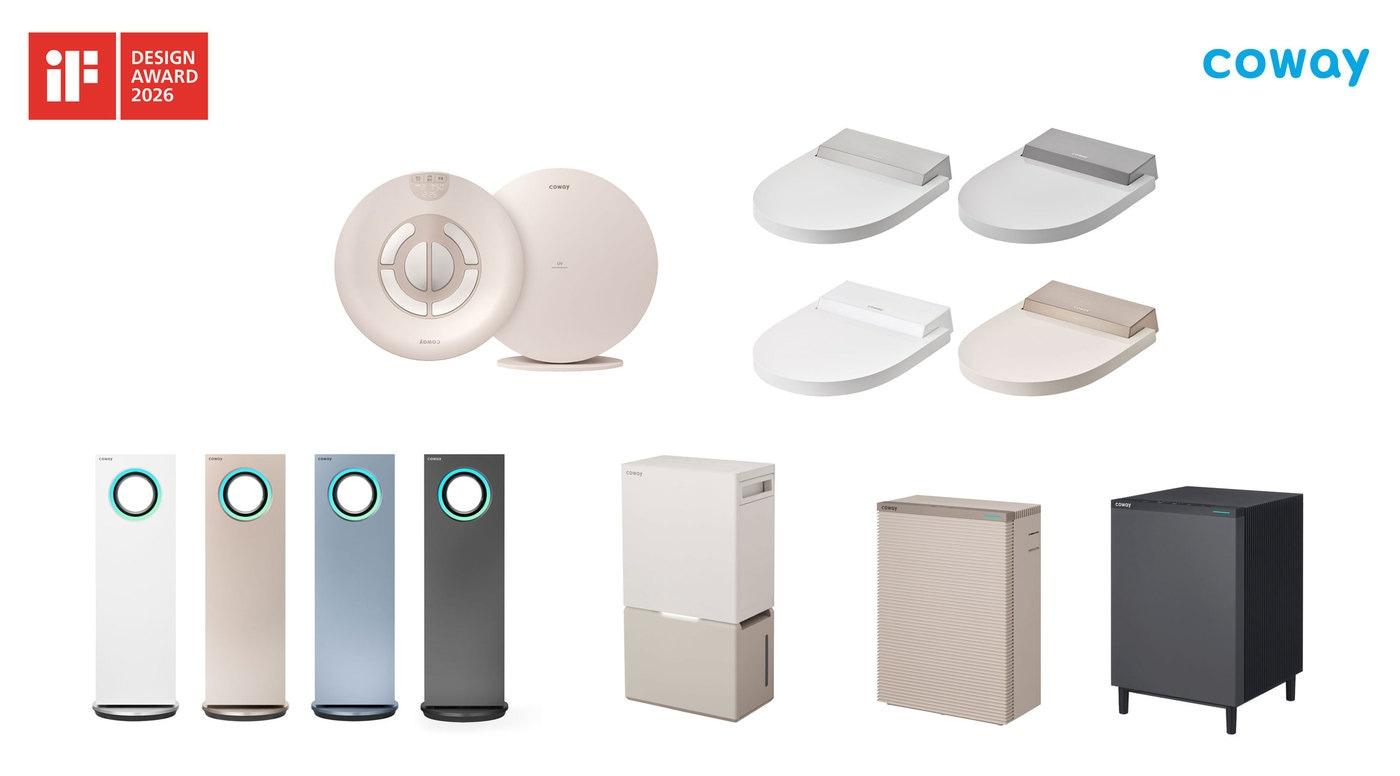 본문 이미지 - 코웨이 2026 iF 디자인 어워드 주요 수상작