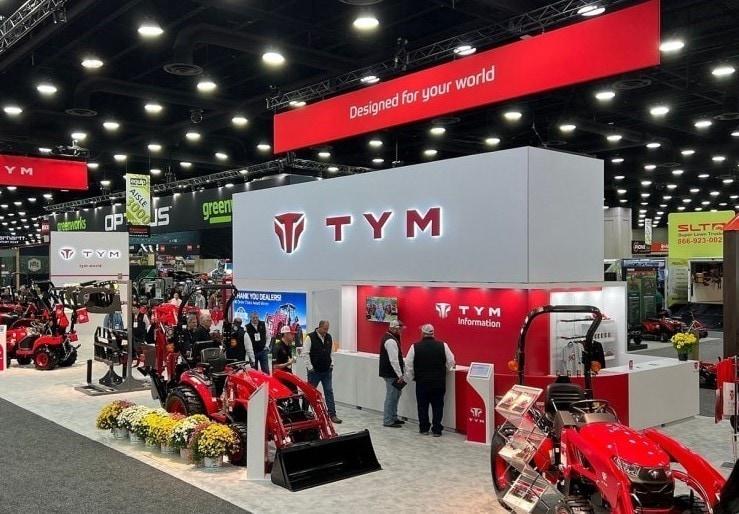 본문 이미지 - TYM 북미 최대 농기계 전시회(Sunbelt AG EXPO 2025·EQUIP EXPO 2025) 부스 (TYM 제공)