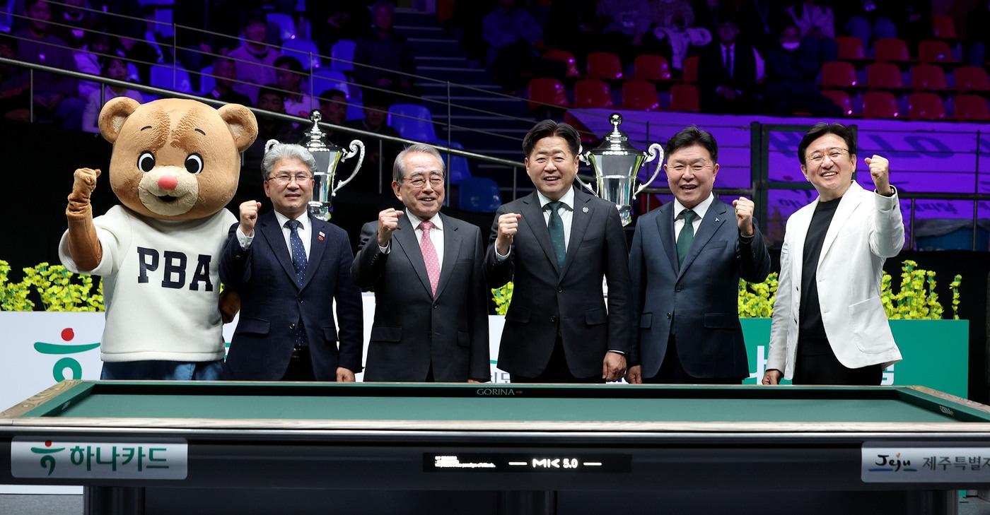 본문 이미지 - 프로당구 월드챔피언십이 6일 제주에서 개막했다.(PBA 제공)  