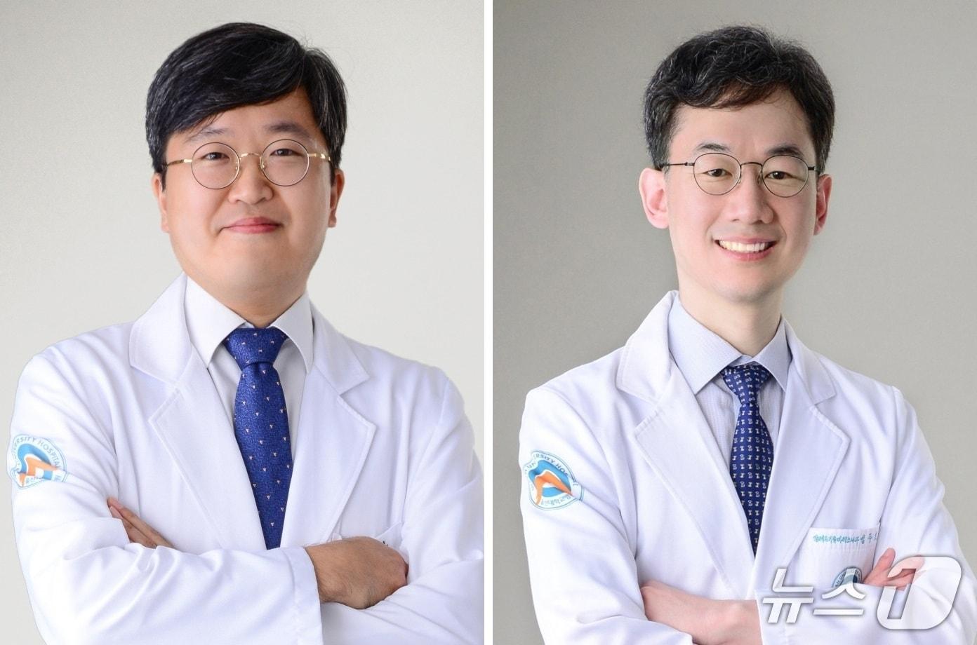 본문 이미지 - 울산대병원 박기봉(왼쪽) 교수와 임두호 교수.(울산대학교 병원 제공. 재판매 및 DB금지)/뉴스1