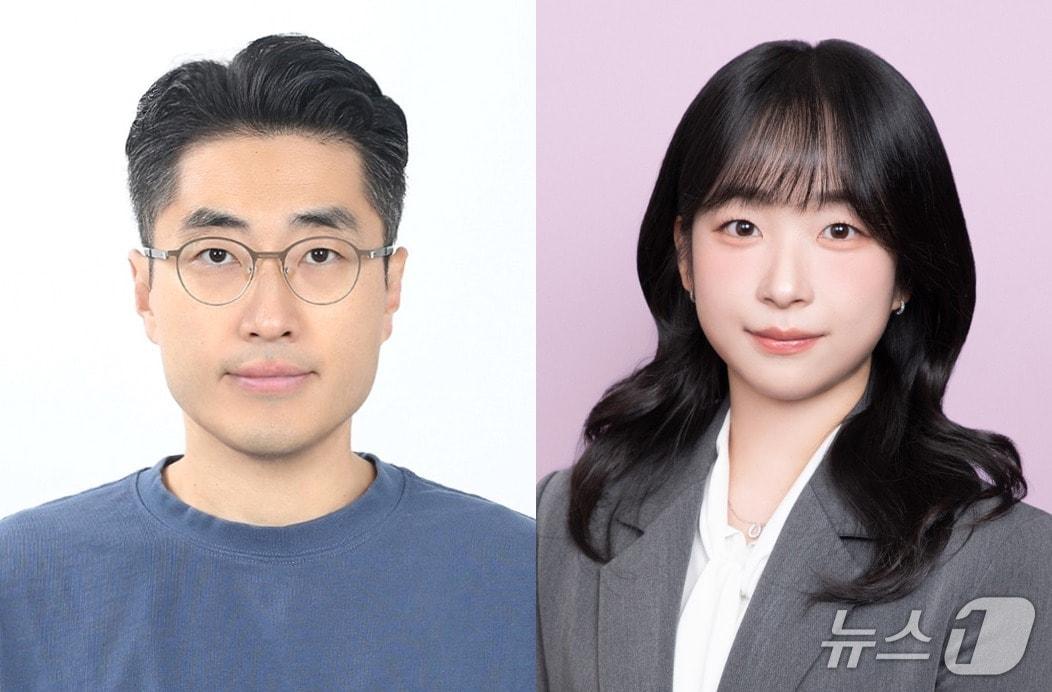 본문 이미지 - 왼쪽부터 UNIST 강석주 교수, 노은환 연구원.(UNIST 제공. 재판매 및 DB금지)/뉴스1