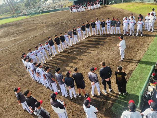 본문 이미지 - LG 트윈스가 스프링캠프 일정을 마치고 귀국했다. (LG 트윈스 제공)