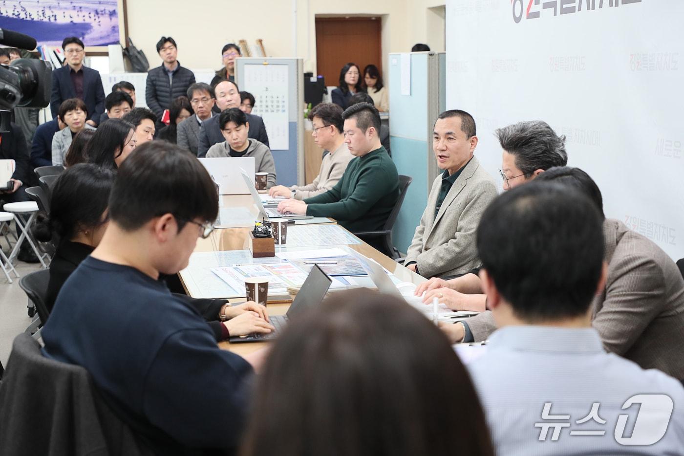 본문 이미지 - 김진태 강원특별자치도지사.(강원도 제공. 재판매 및 DB금지)/뉴스1