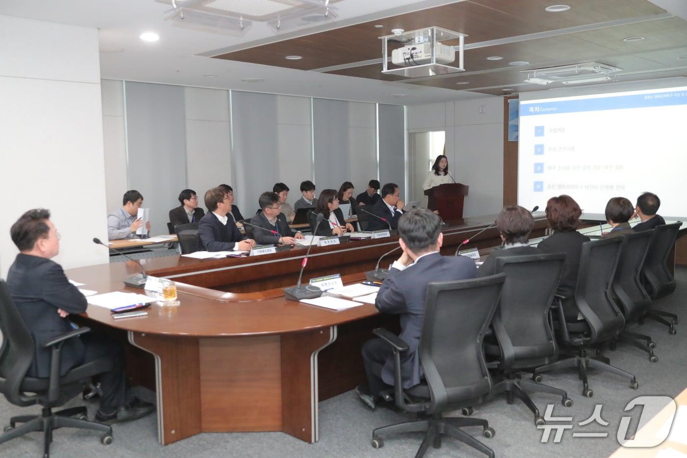 본문 이미지 - 강원 춘천시, 화경제특구 조성계획 수립 연구용역 착수보고회 개최.(춘천시 제공, 재판매 및 DB금지)