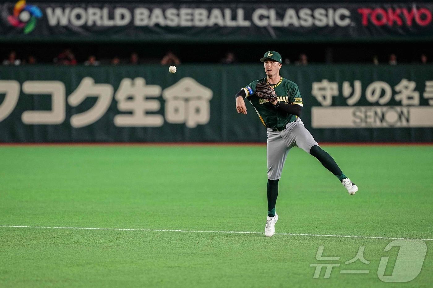 본문 이미지 - 호주 야구 대표팀 내야수 제리드 데일. ⓒ AFP=뉴스1