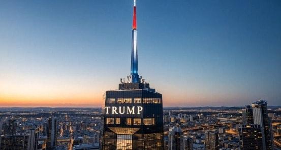 본문 이미지 - 트럼프 대통령 기념 도서관 청사진. (에릭 트럼프 엑스)