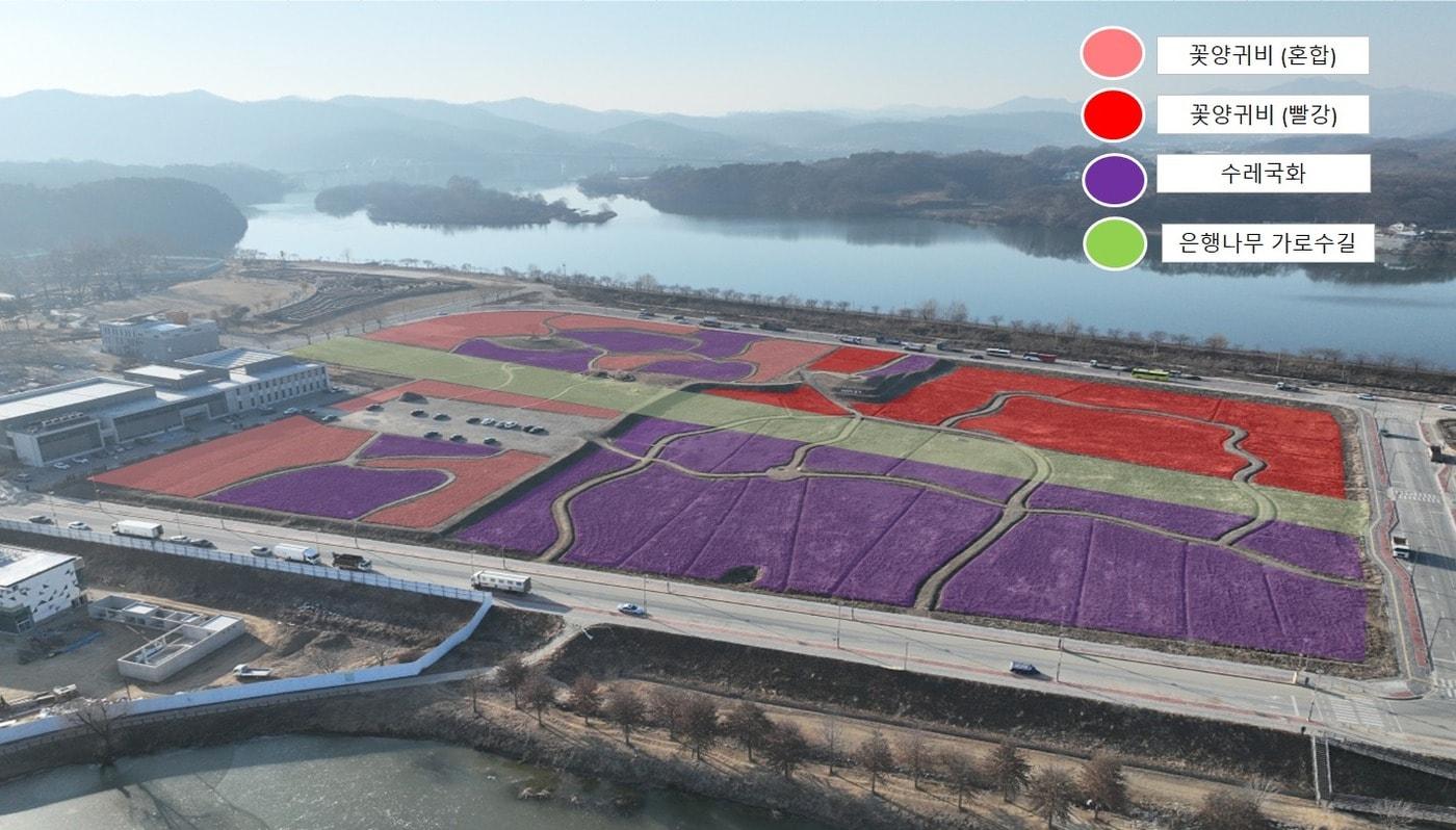 본문 이미지 - 충주 탄금공원 초화원·가로수길 조감도.(충주시 제공. 재판매 및 DB금지)