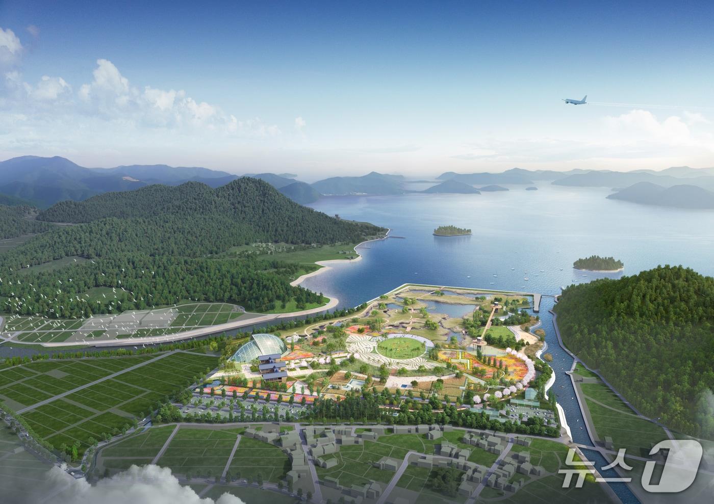 본문 이미지 - 한·아세안 국가정원 조감도.(거제시 제공. 재판매 및 DB금지)