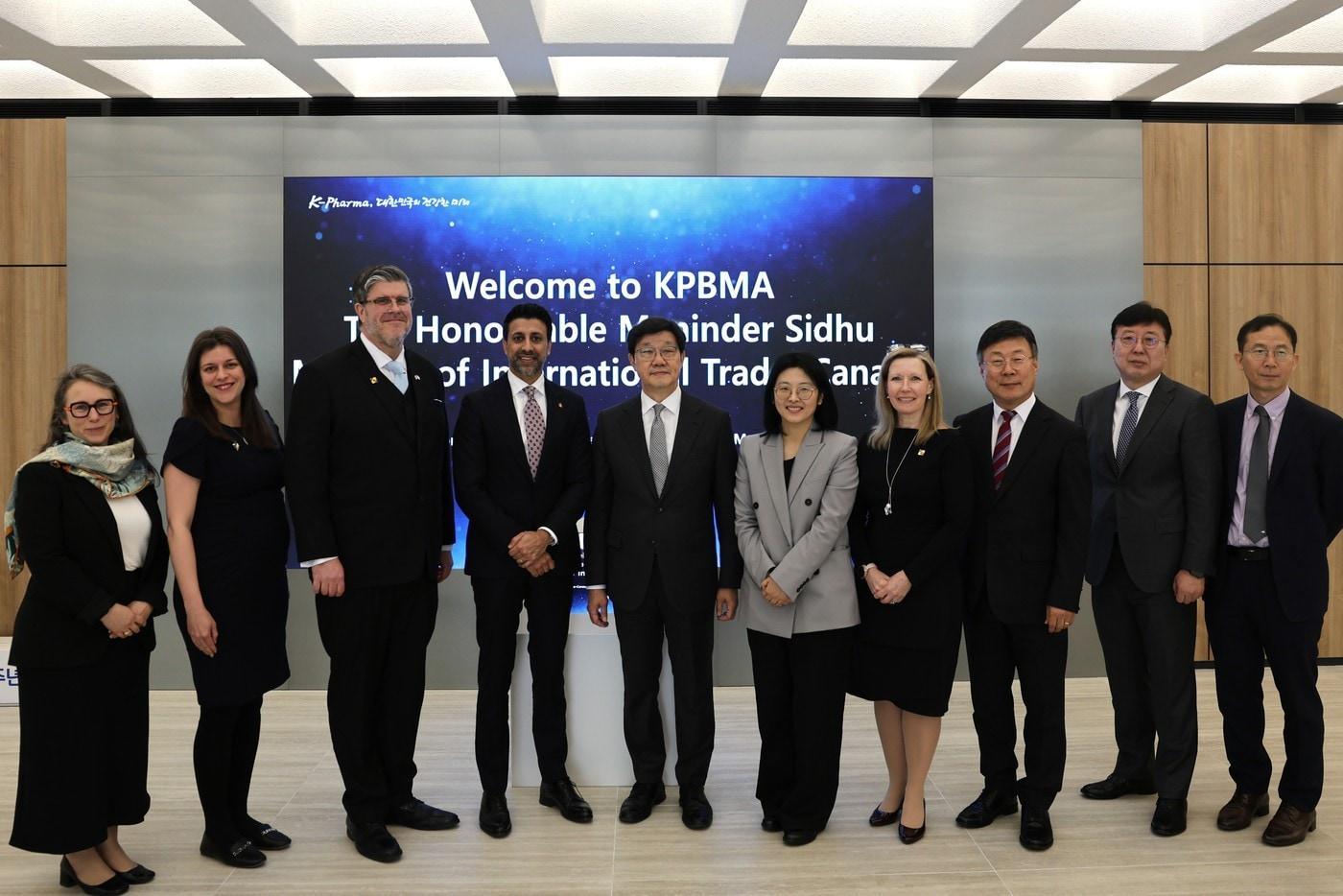 본문 이미지 - 한-캐나다 제약바이오산업 국제 협력 간담회. (한국제약바이오협회 제공)