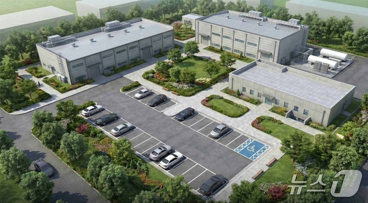 본문 이미지 - 수소엔진 및 기자재 테스트베드 센터 조감도. (울산시 제공. 재판매 및 DB 금지) /뉴스1