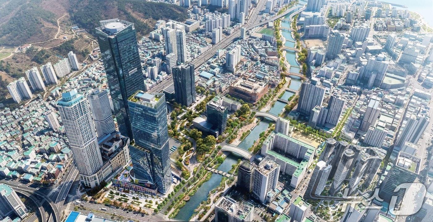 본문 이미지 - 동천 프로젝트 조감도.(부산시 제공. 재판매 및 DB금지)