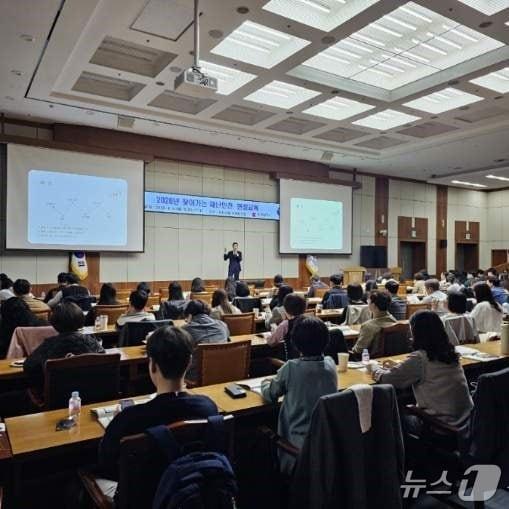 본문 이미지 - '찾아가는 재난안전 현장교육' 모습.(부산시 제공. 재판매 및 DB금지)