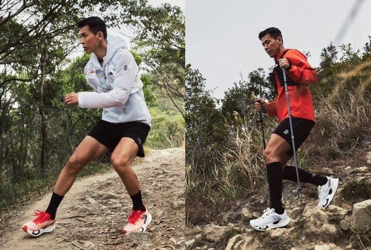 본문 이미지 - 노스페이스 트레일러닝 컬렉션을 착용한 홍보대사 션(영원아웃도어 제공)