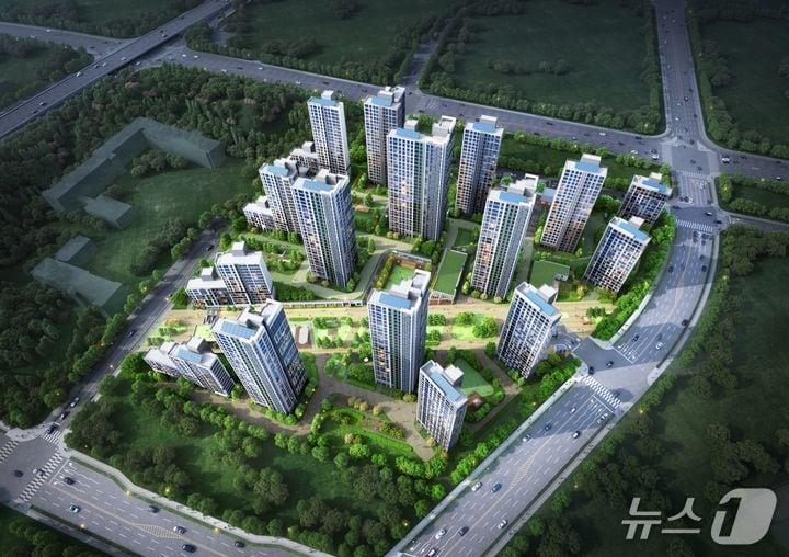 본문 이미지 -  양창릉 S-4BL 아파트 건설공사 6공구 (요진건설산업 제공) 뉴스1ⓒ news1 