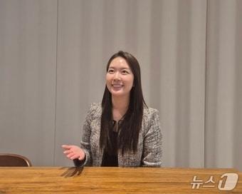 본문 이미지 -  김수민 플룸 네트워크 한국 총괄이 서울 강남구에서 뉴스1과 인터뷰하고 있다. 2026.4.10./뉴스1