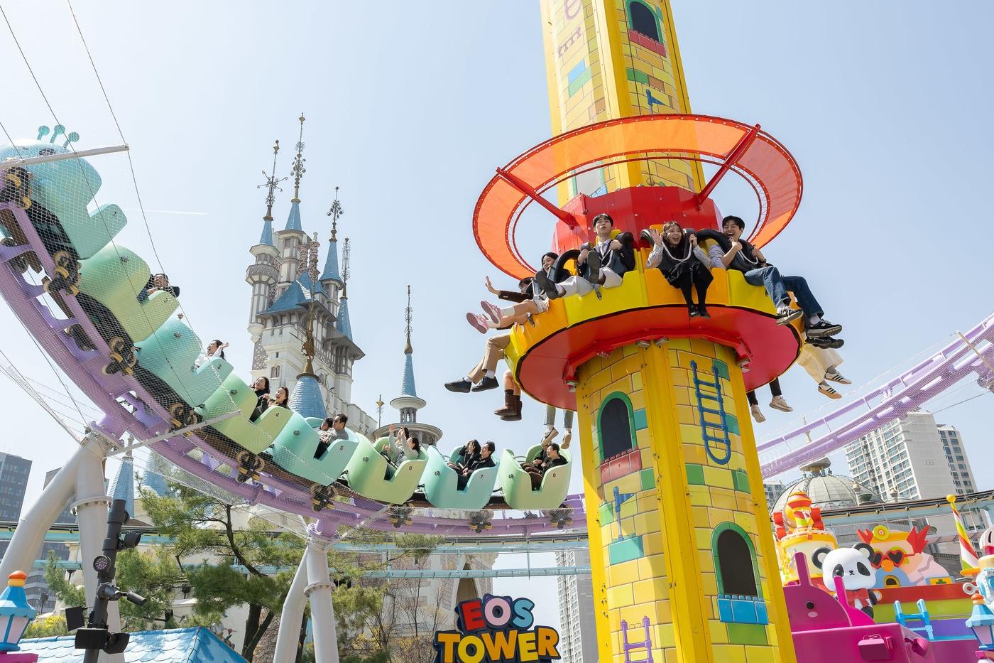 본문 이미지 - 메이플 아일랜드 존 에오스타워(롯데월드 어드벤처 제공)