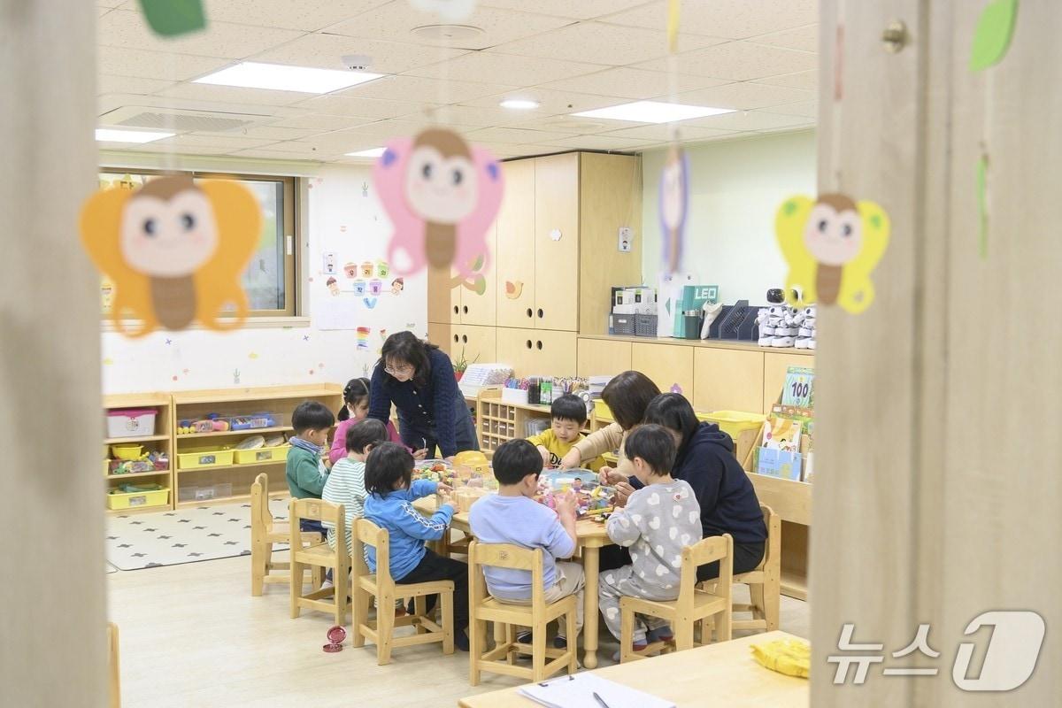 본문 이미지 - '양천형 밤샘 긴급돌봄 어린이집' 보육실 모습.(양천구 제공)