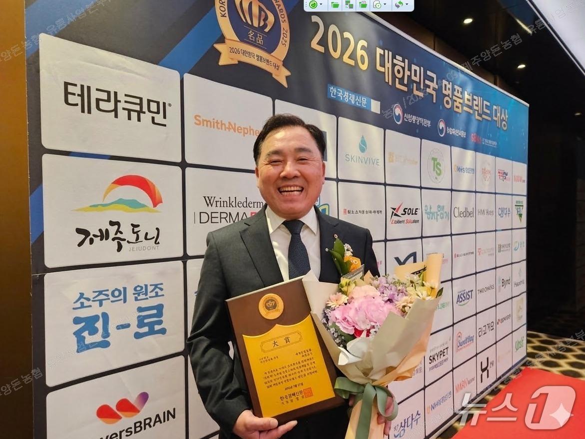 본문 이미지 - '2026 대한민국 명품브랜드 대상'을 수상한 제주양돈농협의 브랜드 '제주도니'.(제주양존농협 제공. 재판매 및 DB 금지)
