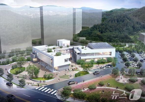 본문 이미지 - 권기창 안동시장 예비후보가 도청 신도시의 정주 여건 개선을 위해 풍천면 갈전리에 복합커뮤니티센터와 목재문화체험장을 조성하겠다"고 공약했다. /뉴스1