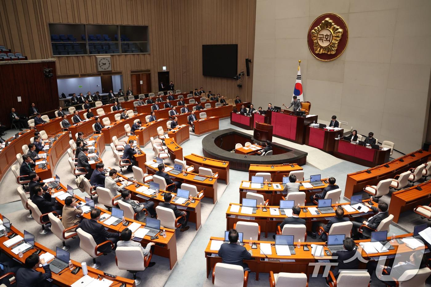본문 이미지 - 서울 여의도 국회에서 열린 예산결산특별위원회 전체회의. 2026.4.10 ⓒ 뉴스1 신웅수 기자