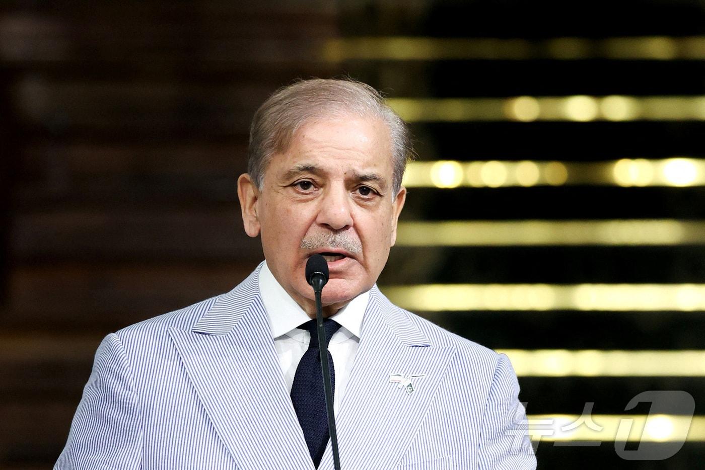 본문 이미지 - 셰바즈 샤리프 파키스탄 총리 ⓒ 로이터=뉴스1