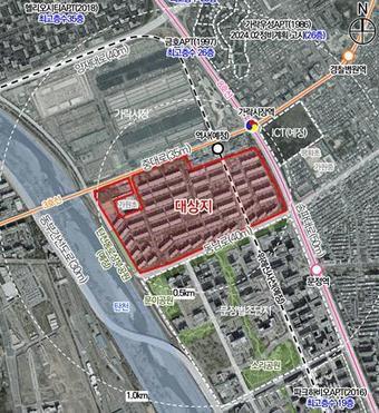 본문 이미지 - 신길16-2구역 사업지 위치도(서울시 제공) 뉴스1ⓒ news1    
