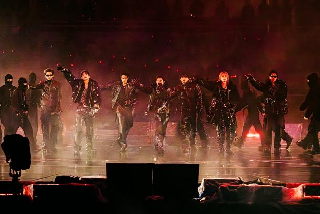 본문 이미지 - 그룹 방탄소년단(BTS)이 11일 오후 고양시 일산서구 고양종합운동장 주경기장에서는 'BTS 월드투어 '아리랑' 인 고양'에서 공연을 하고 있다. (빅히트 뮤직 제공. 재판매 및 DB 금지) 2026.4.11 ⓒ 뉴스1