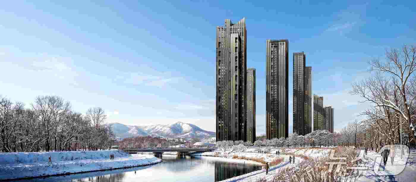 본문 이미지 -  대치쌍용1차 재건축 조감도 (삼성물산 제공) 