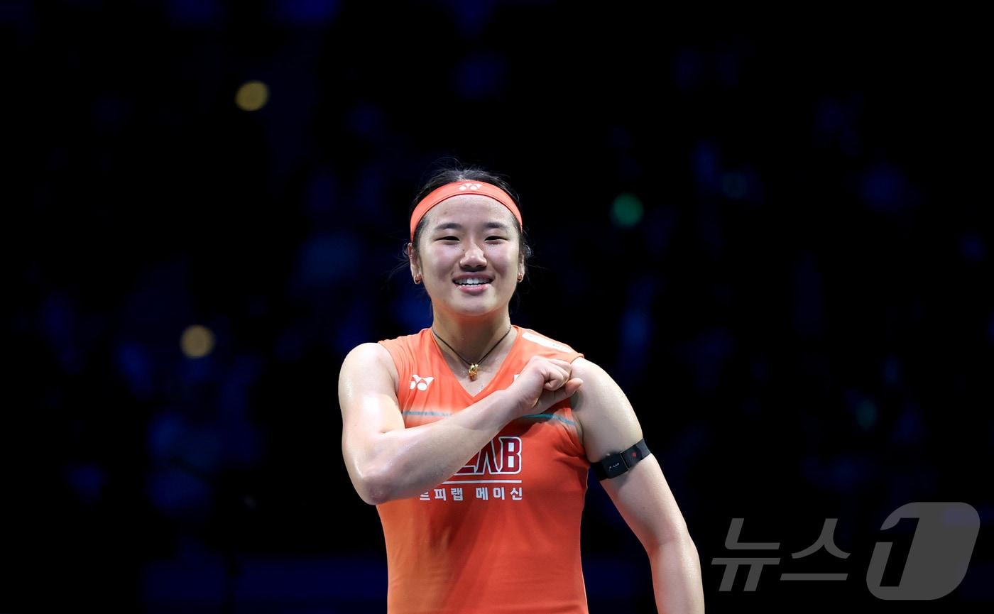 본문 이미지 - 안세영이 아시아선수권 우승으로 그랜드슬램을 달성했다. ⓒ 신화=뉴스1 ⓒ 신화=뉴스1