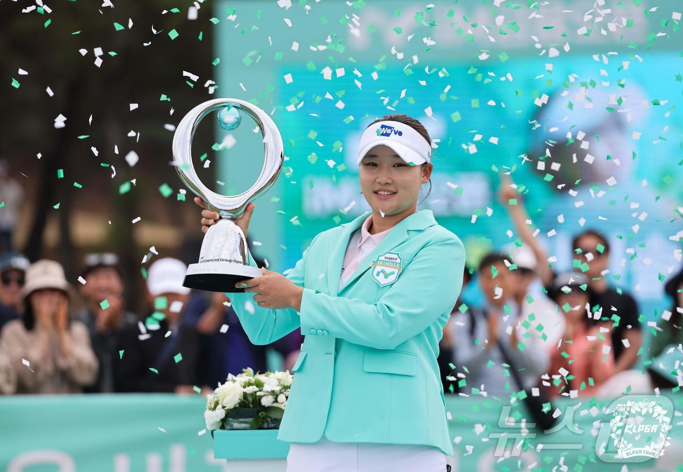 본문 이미지 - KLPGA 2연승에 도전하는 김민솔. (KLPGA 제공, 재판매 및 DB 금지)