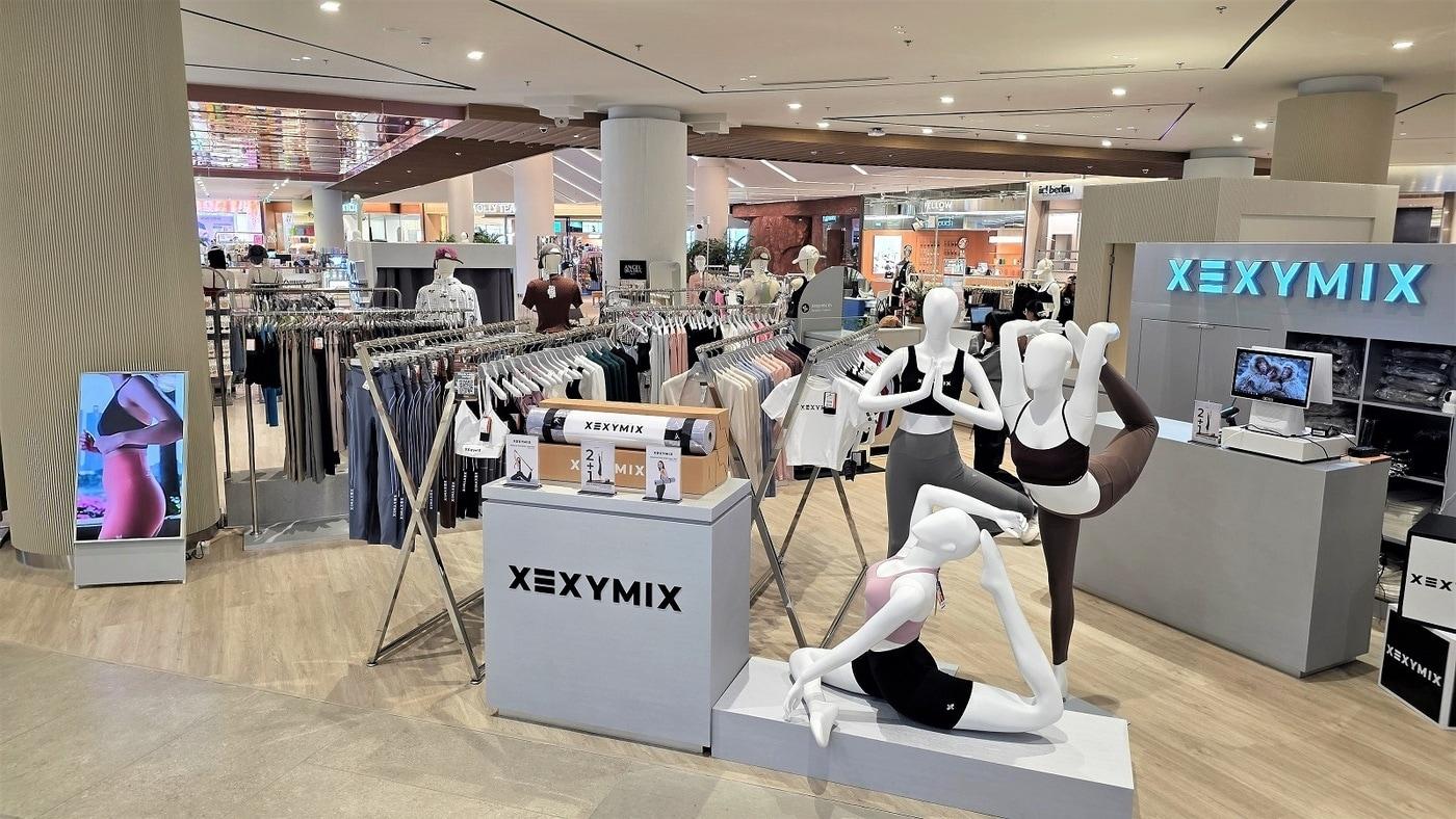 본문 이미지 - .젝시믹스, 태국 센트럴 파크 쇼핑몰 팝업 매장 전경(젝시믹스 제공)