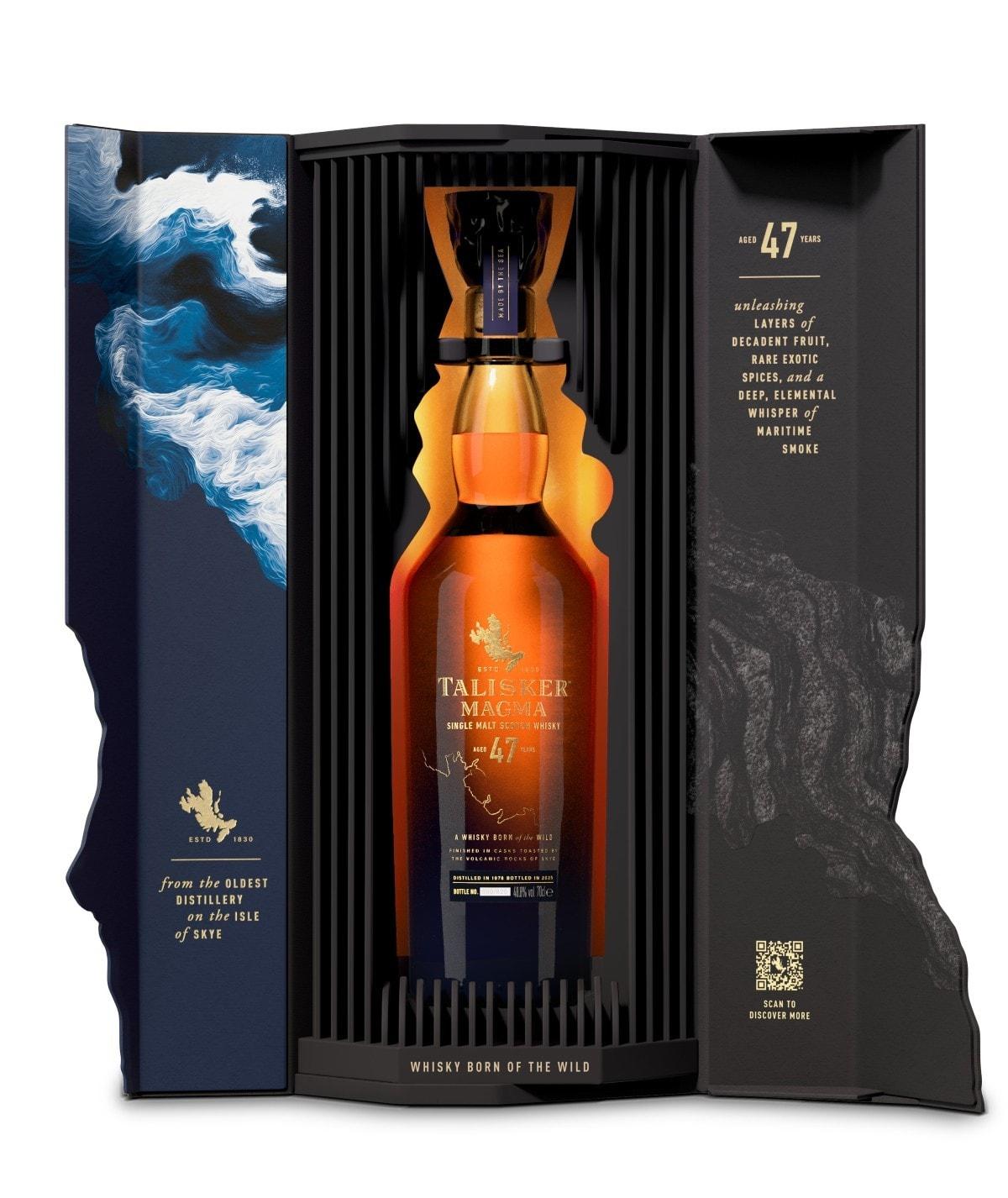 본문 이미지 - 디아지오코리아가 한국 시장에 선보이는 초한정판 위스키 '탈리스커 마그마 47년'.(디아지오코리아 제공)