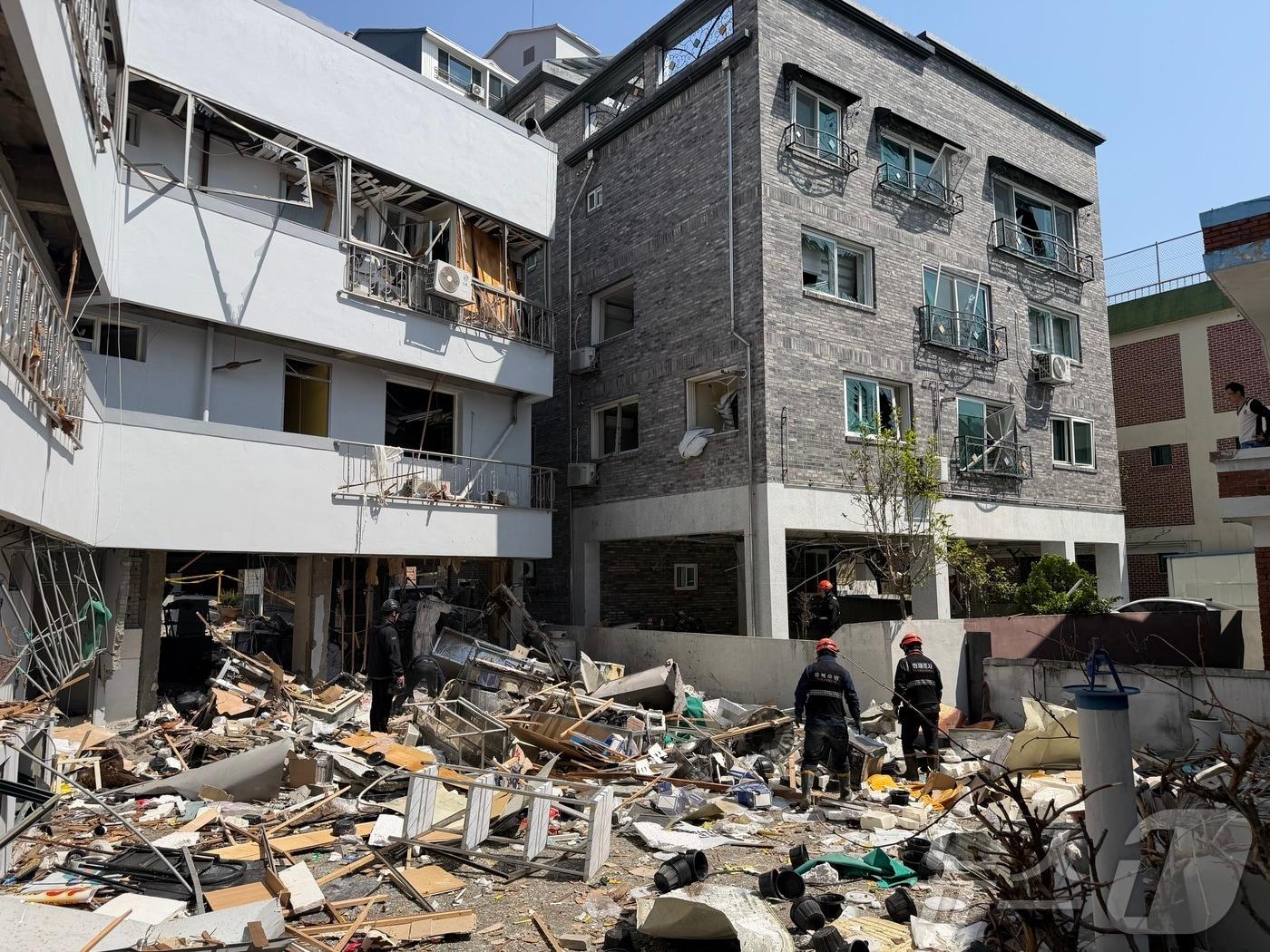 본문 이미지 - 충북 청주 가스폭발 사고 모습.(자료사진)/뉴스1