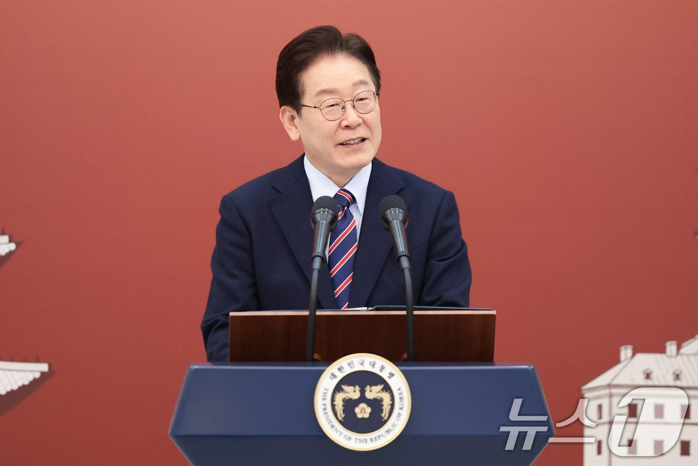 본문 이미지 - 이재명 대통령. 2026.4.13 ⓒ 뉴스1 허경 기자