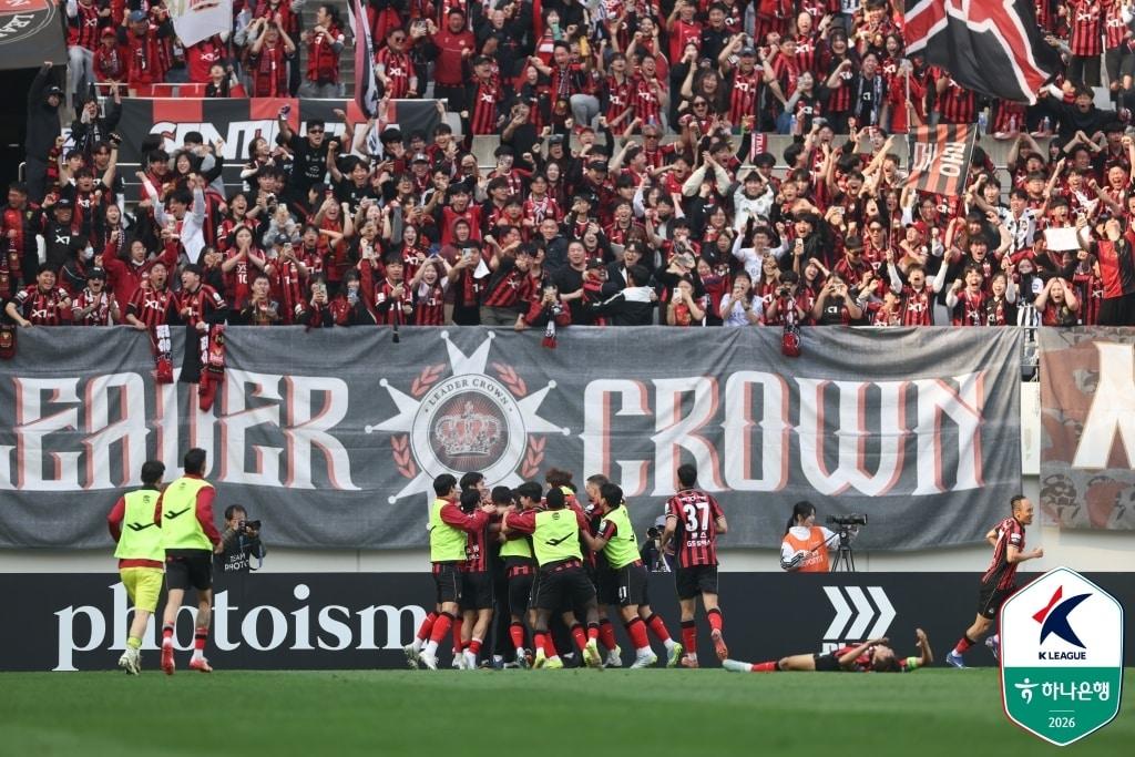 본문 이미지 - 개막 6경기 연속 무패를 기록 중인 FC서울. (한국프로축구연맹 제공)