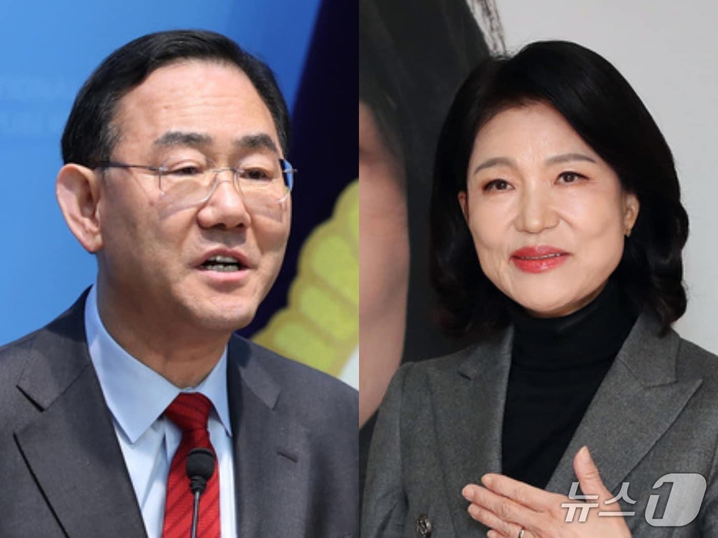 본문 이미지 - 주호영 국회부의장과 이진숙 전 방송통신위원장