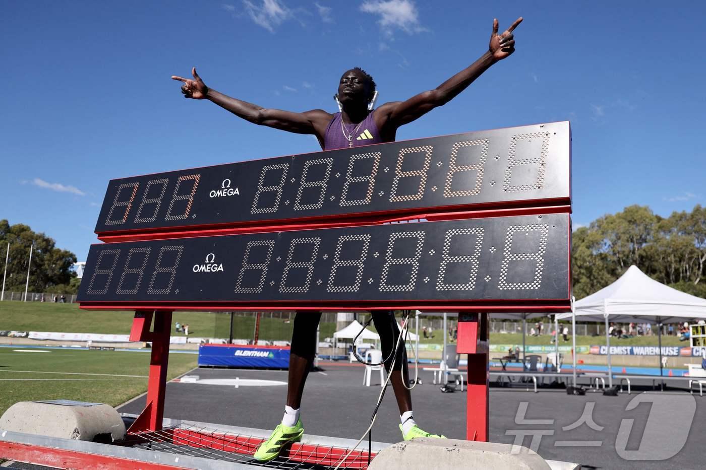 본문 이미지 - 호주 육상 신예 가우트ⓒ AFP=뉴스1
