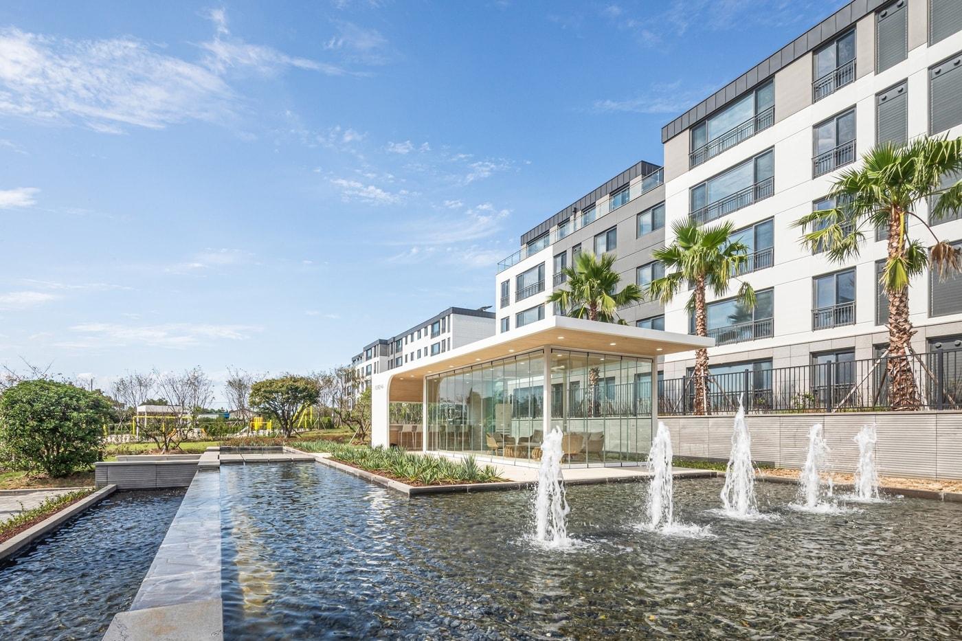 본문 이미지 - 한화포레나 제주에듀시티 단지 전경(한화 건설부문 제공) 뉴스1ⓒ news1   