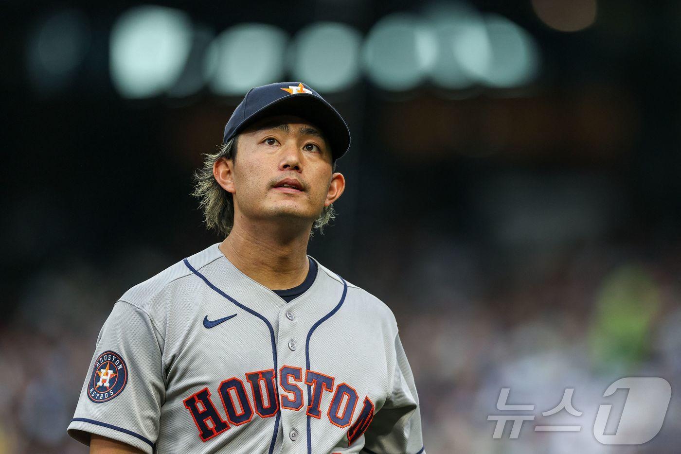 본문 이미지 - 부상자 명단에 오른 MLB 휴스턴 일본인 투수 이마이.ⓒ AFP=뉴스1