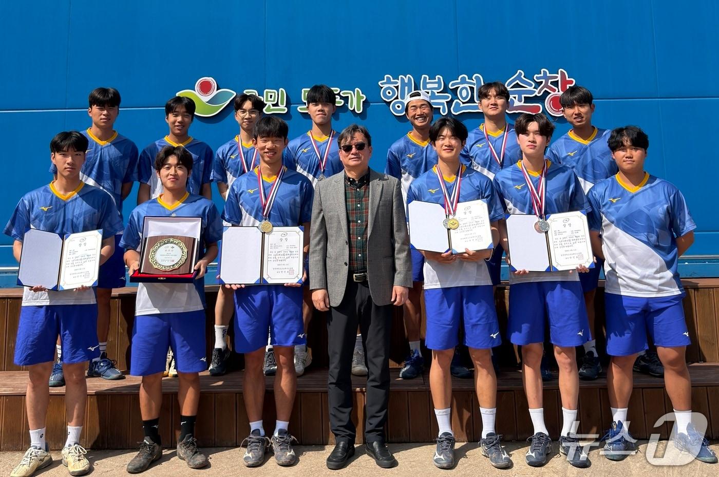 본문 이미지 - 대전대 소프트테니스팀 단체 사진(대전대학교 제공.재판매 및 DB금지)/뉴스1