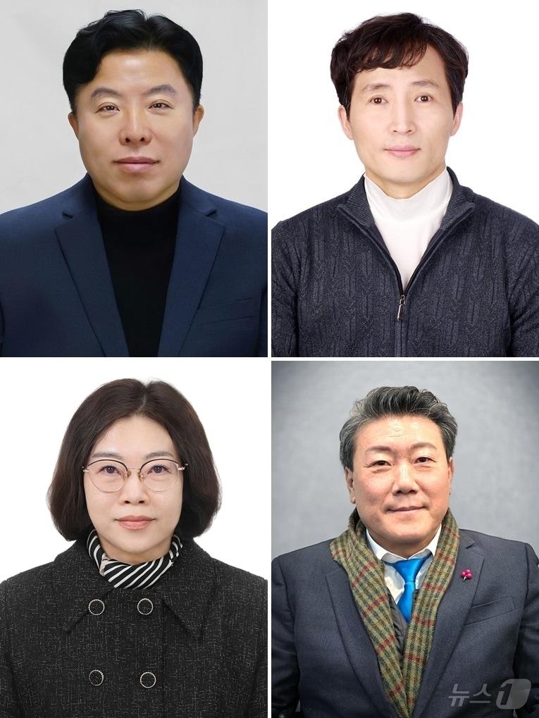 본문 이미지 - 더불어민주당 광주시당 광역의원비례대표 장애인 후보, 왼쪽 위부터 강경식·노동주·이순화·전자광 후보.(민주당 광주시당 제공. 재배포 및 DB 금지)