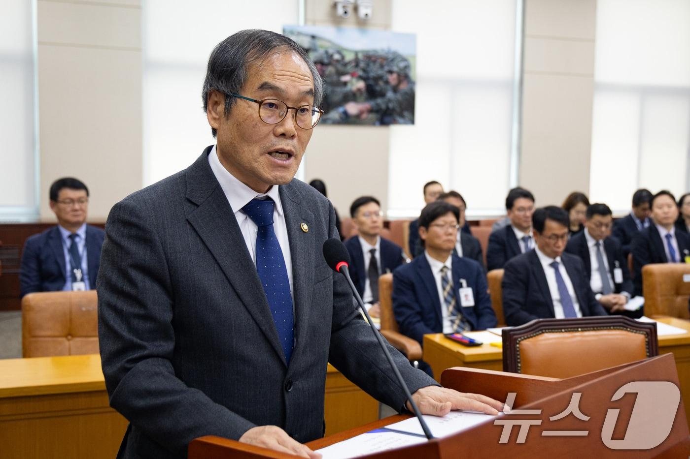 본문 이미지 - 이용철 방위사업청장. 2026.4.14 ⓒ 뉴스1 유승관 기자