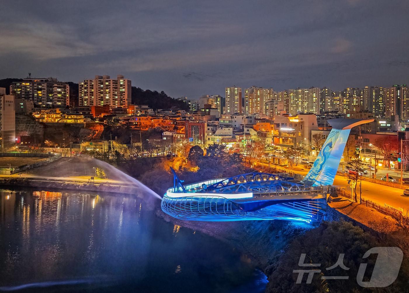 본문 이미지 - 태화루(용금소) 스카이워크 전경.(울산시 제공. 재판매 및 DB금지) 