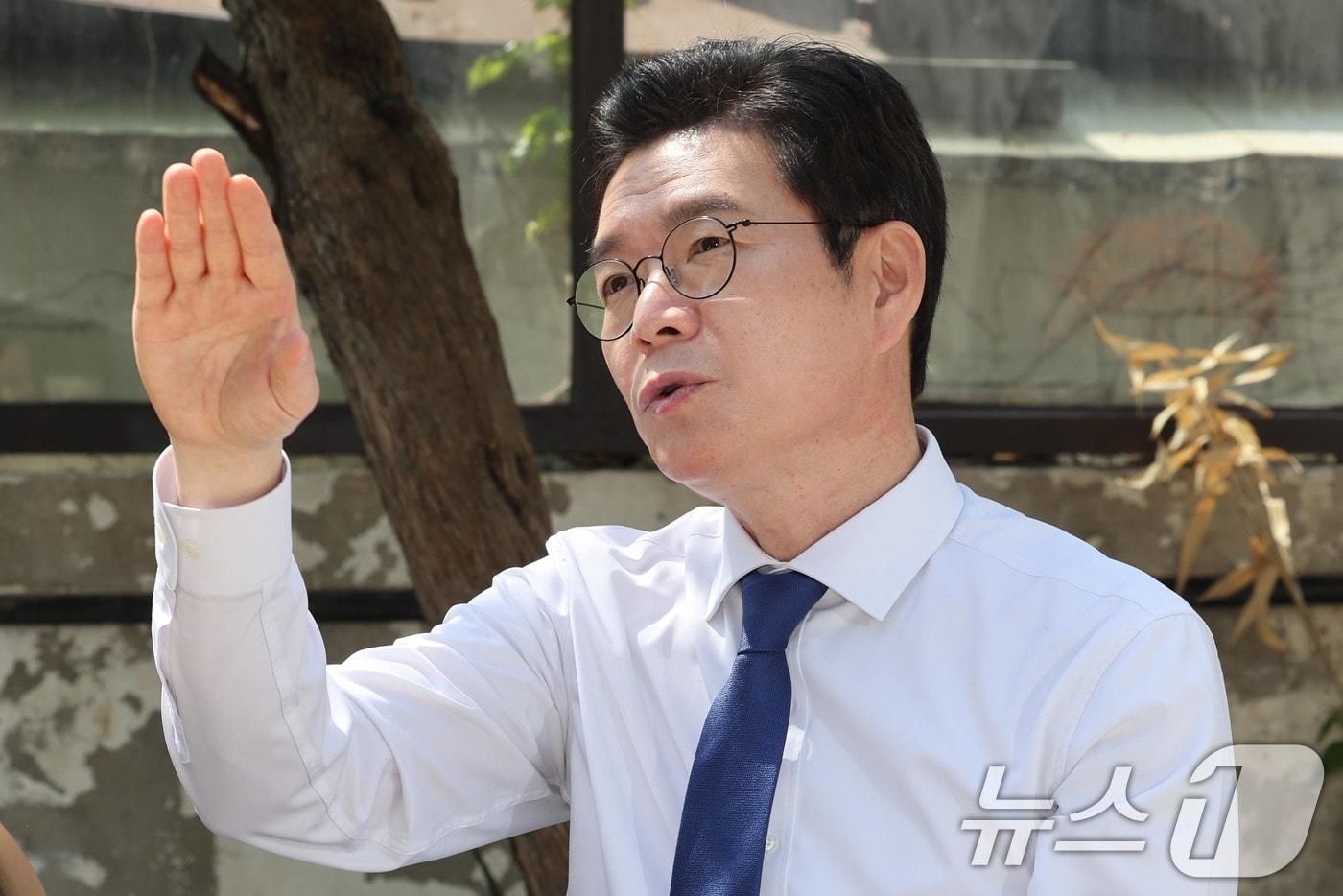 본문 이미지 - 정원오 더불어민주당 서울시장 후보. ⓒ 뉴스1 조연우 인턴기자