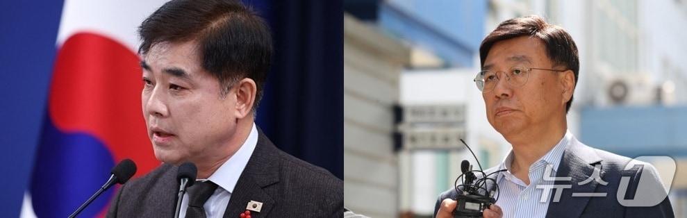 본문 이미지 - 김병욱 더불어민주당 성남시장 예비후보(왼쪽)와 국민의힘 신상진 현 시장./뉴스1 DB