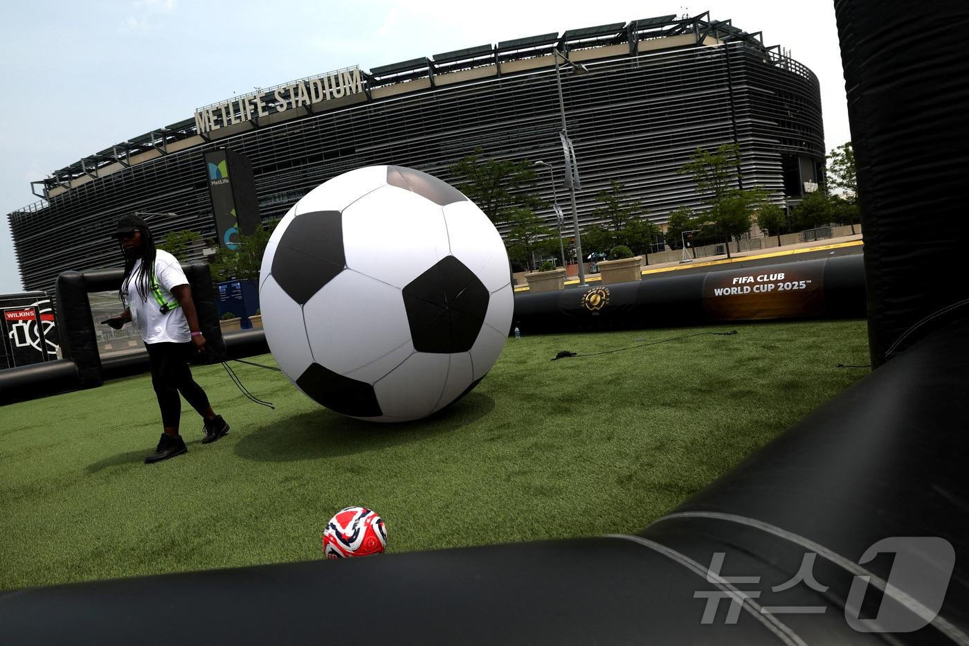 본문 이미지 - 미국 뉴저지의 메트라이프 스타디움. 2026.3.20 ⓒ 로이터=뉴스1