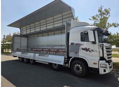 본문 이미지 - 타다대우 맥쎈 25톤 트럭(국토교통부 제공).ⓒ 뉴스1